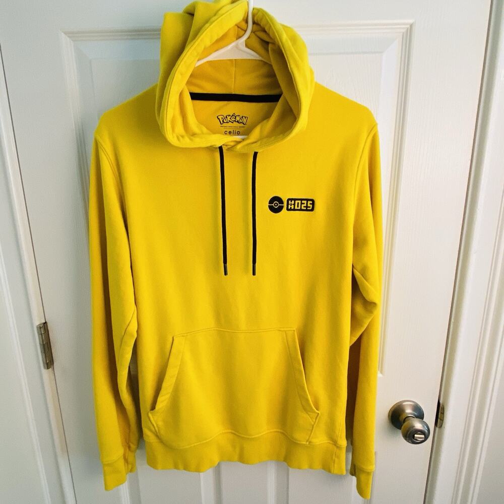 Cielo X Pokémon Hoodie Pikachu Mens Small Embroidered Anime Graphic Sweatshirt S - Picture 4 of 4